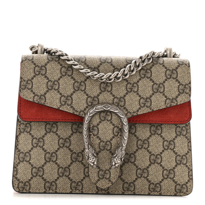 Gucci GG Supreme Monogram Mini Dionysus Shoulder Bag Hibiscus Red 1 of 11