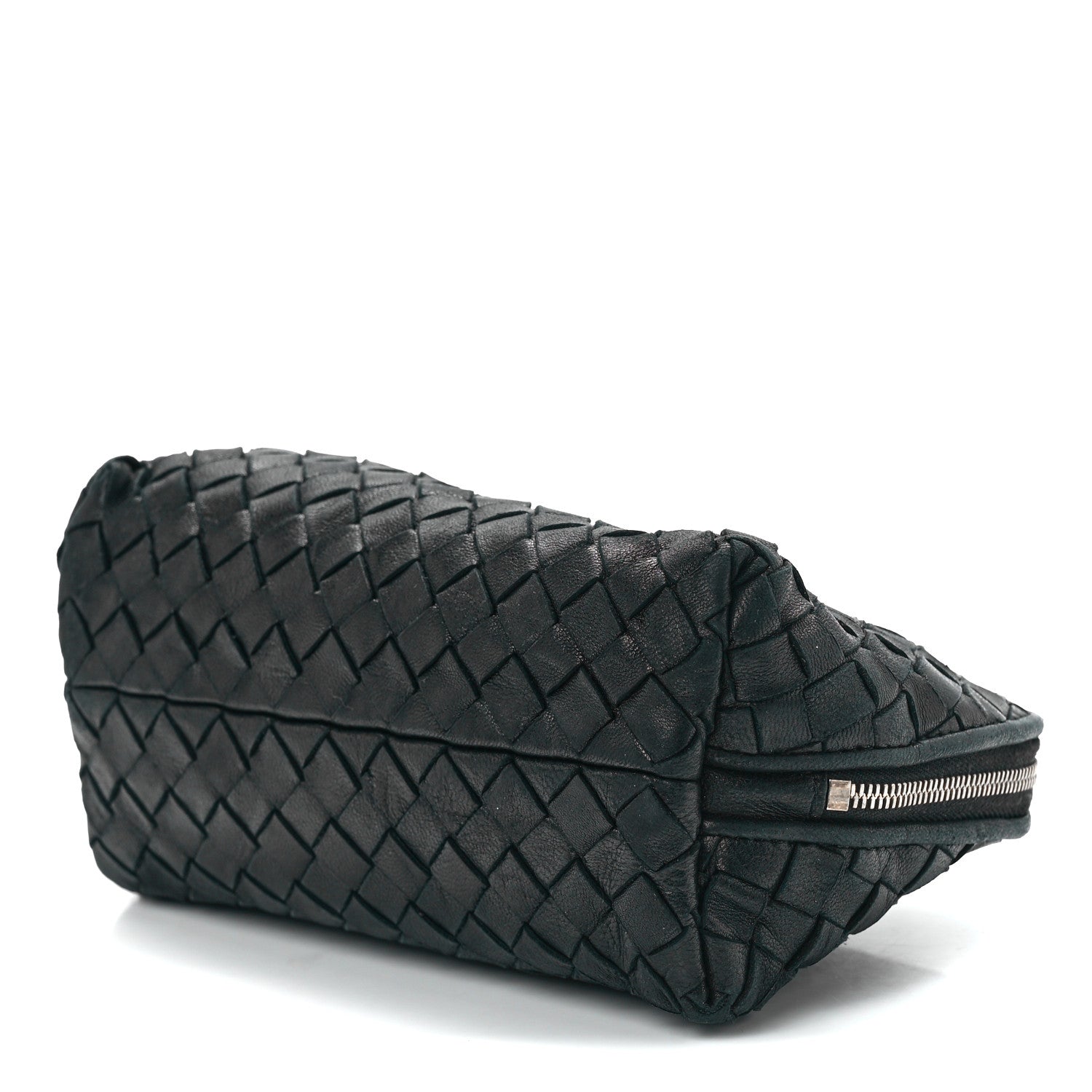 Bottega Veneta Nappa Intrecciato Small Cosmetic Pouch Black 7 of 10