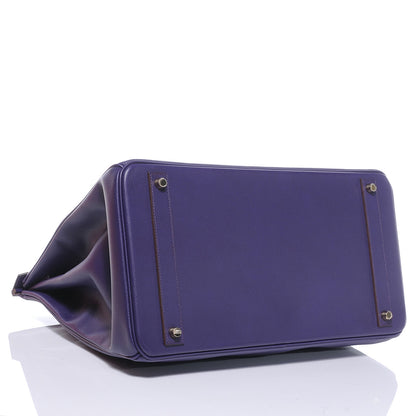Hermes Epsom Birkin 40 Iris 4 of 9
