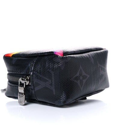 Louis Vuitton Monogram Eclipse Rainbow Box Pouch Bag Charm Key Ring 6 of 7