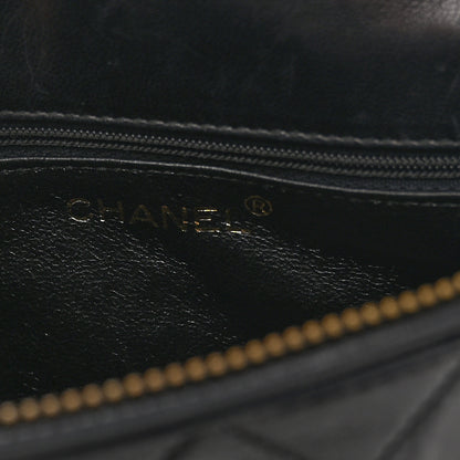 Chanel Lambskin Quilted Tassel Shoulder Bag Black 6 of 13