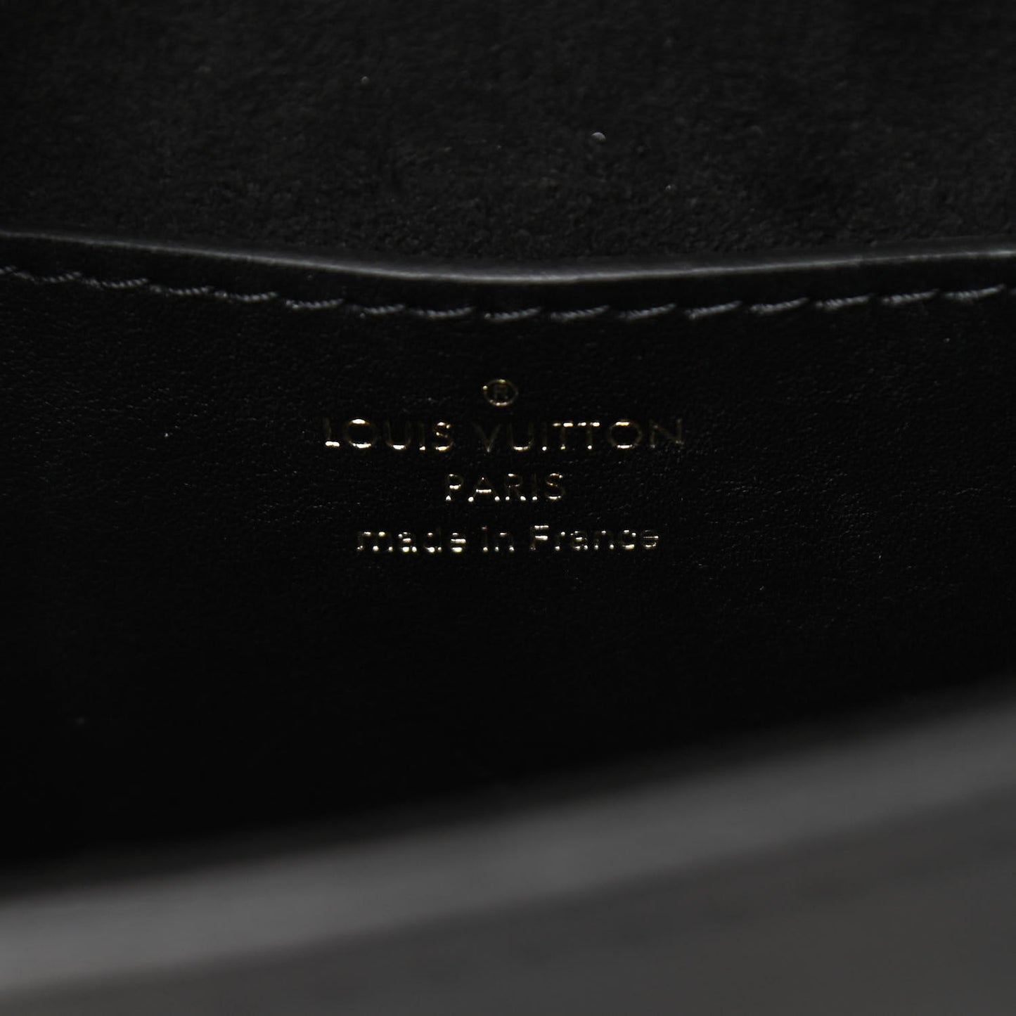 Calfskin Since 1854 Embroidered Twist MM Black