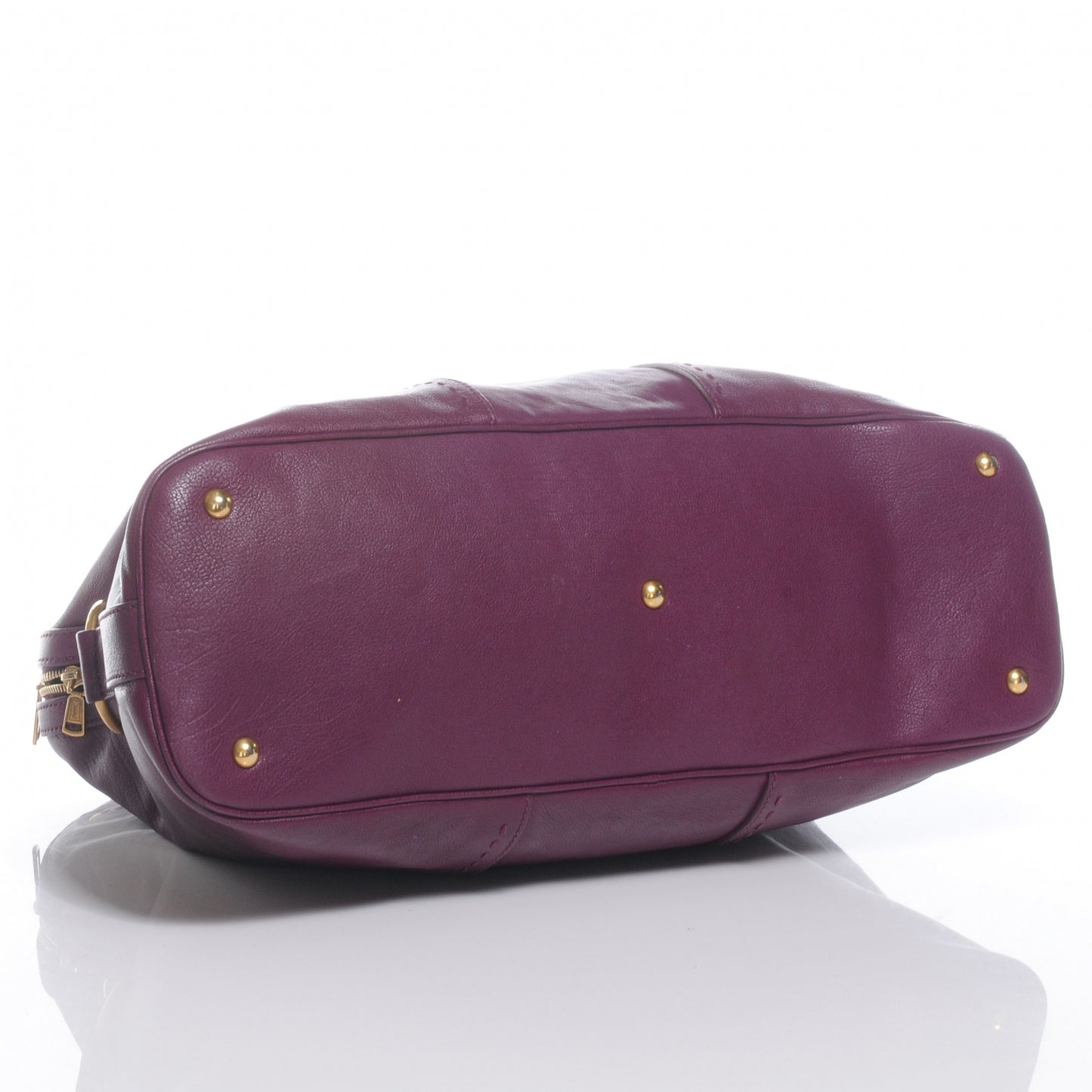 Leather Oversized MUSE Black Cherry