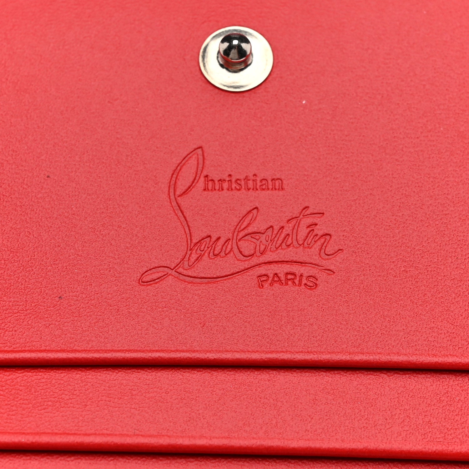 Christian Louboutin Calfskin Loubinthesky Panettone Palatin Wallet Ballerina 7 of 8