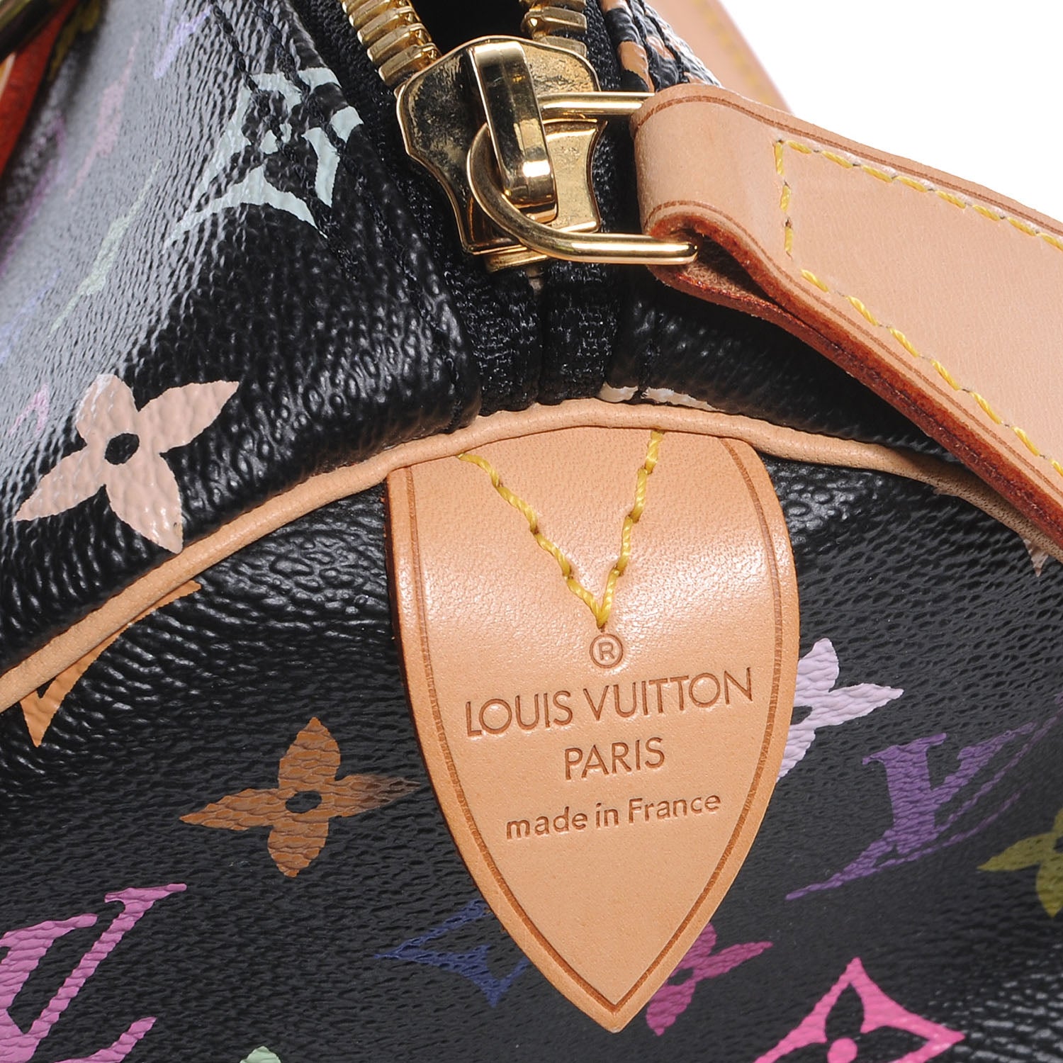 Louis Vuitton Monogram Multicolor Keepall 45 Black 6 of 7