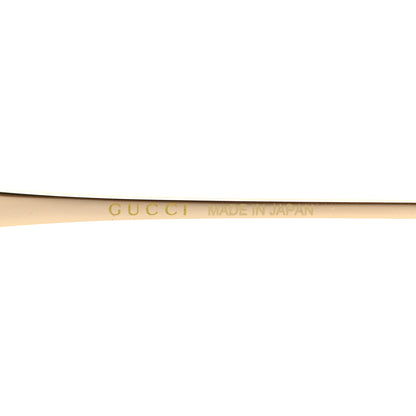 Gucci Metal Oversized Round Frame Sunglasses GG0645S Gold Grey 7 of 9