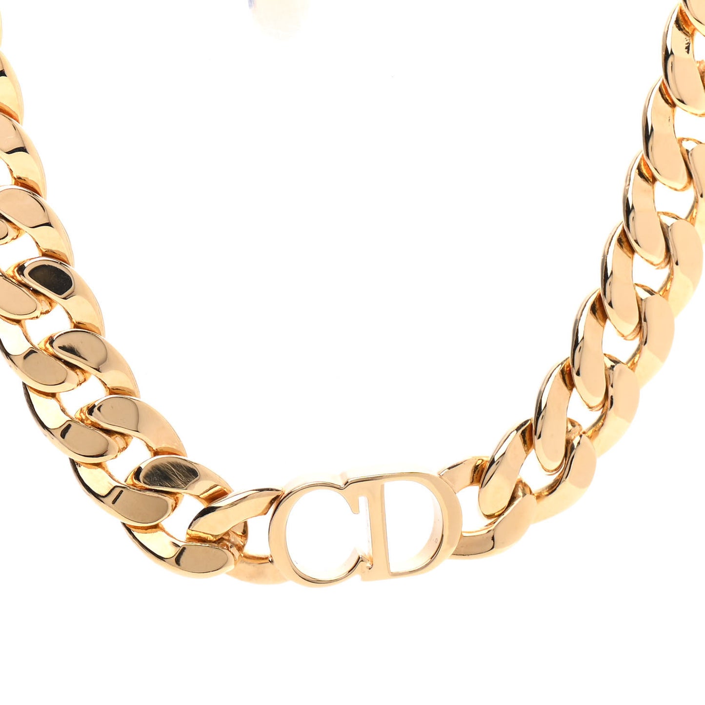 Metal Danseuse Etoile Chain Choker Necklace Gold