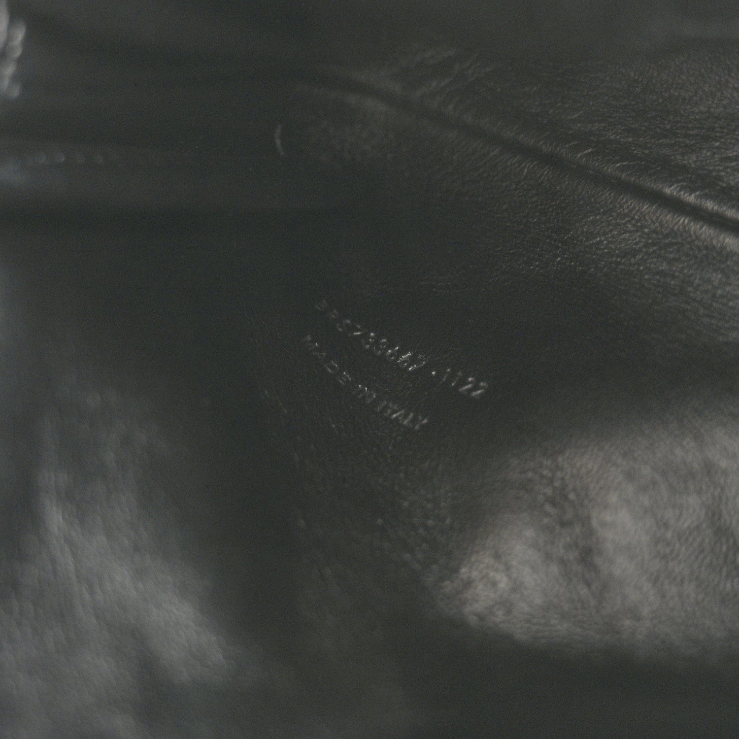 Saint Laurent Lambskin Quilted Gaby Zipped Pouch Black 7 of 13