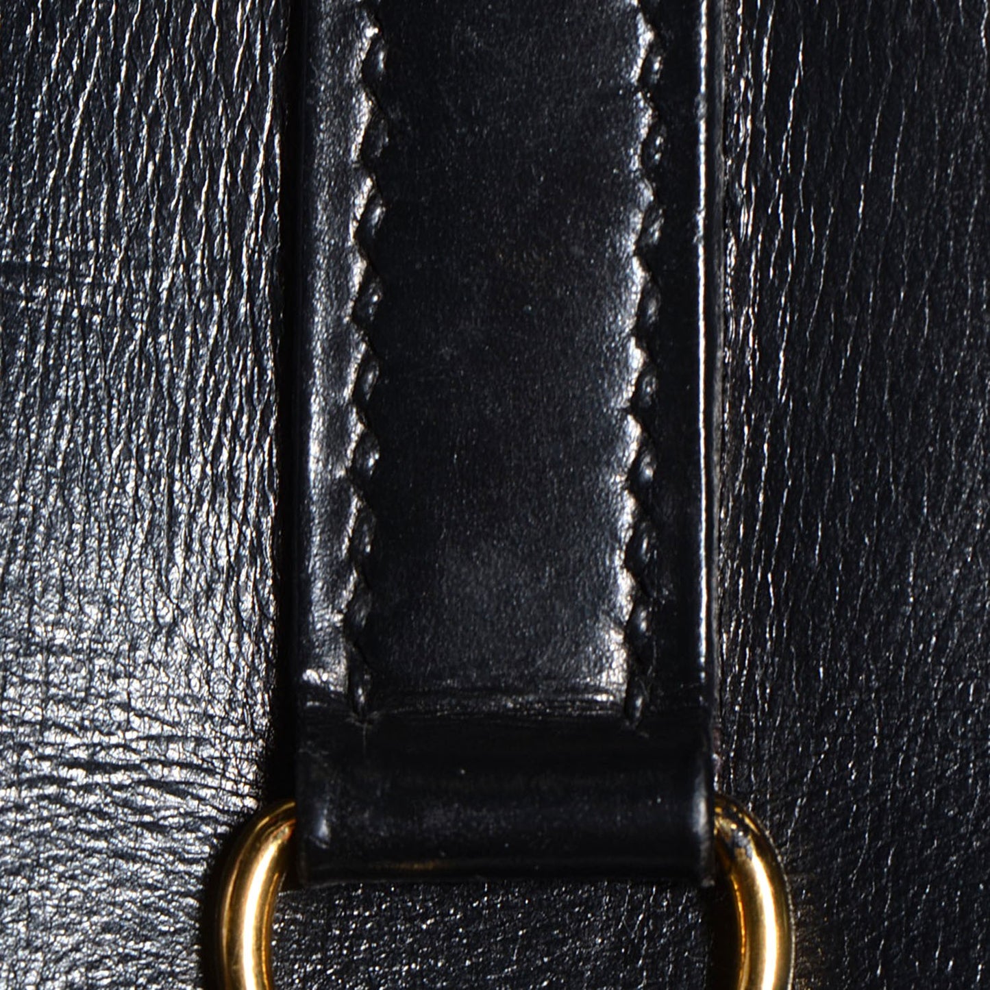 Box Leather Trim II 31 Black