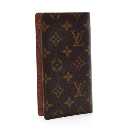 Louis Vuitton Monogram Checkbook Holder Case Wallet 3 of 6