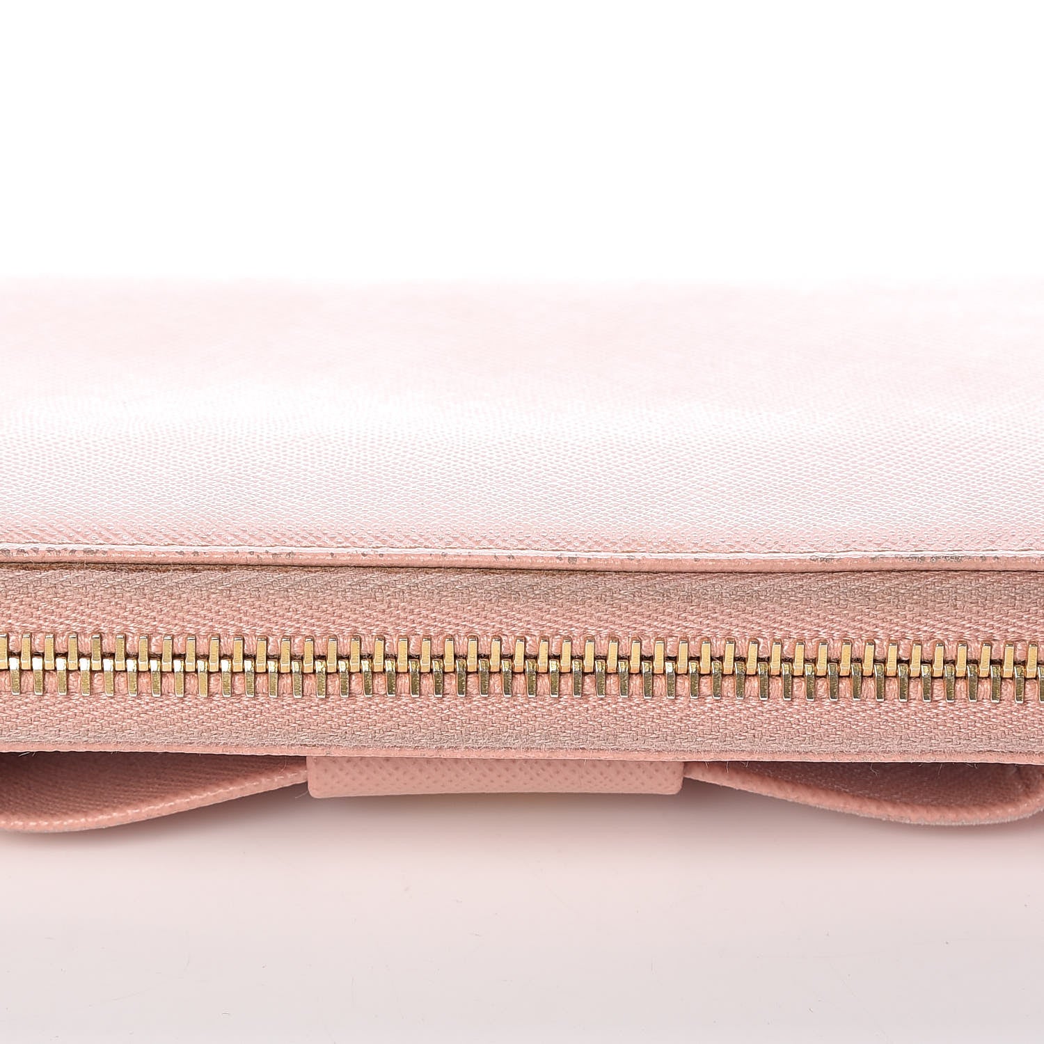 Prada Saffiano Fiocco Bow Zip Around Wallet Orchidea 20 of 24