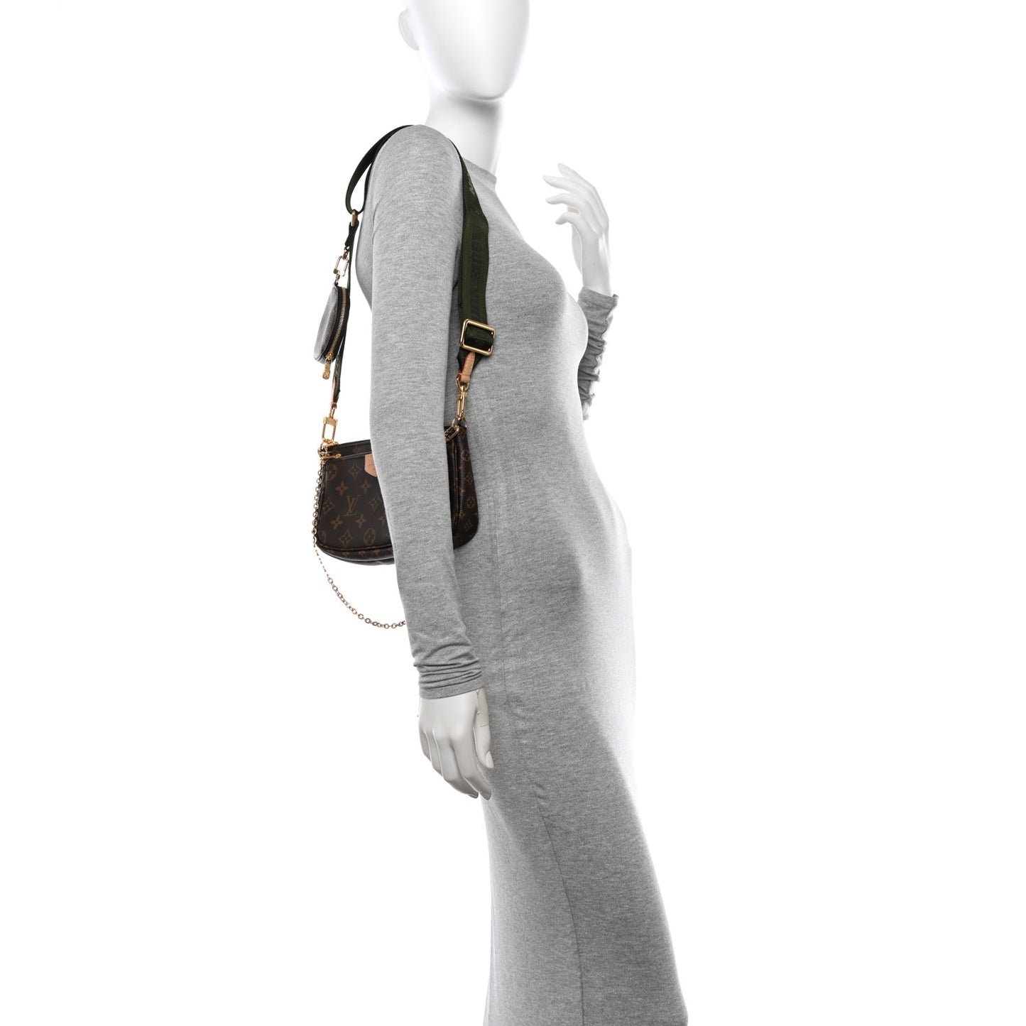 Monogram Multi Pochette Accessories Kaki