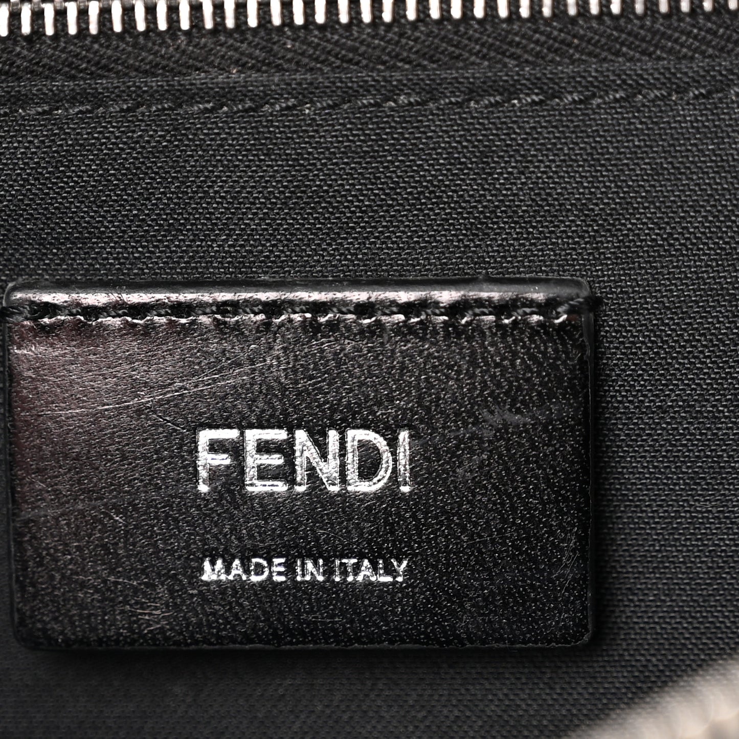 Vitello Century Bi-Color FF 1974 Embossed Belt Bag Maya Black