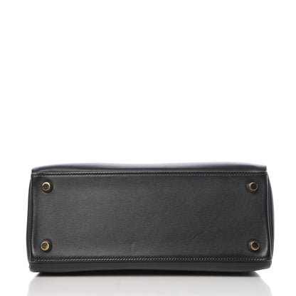 Hermes Swift Kelly Retourne 25 Black 7 of 34