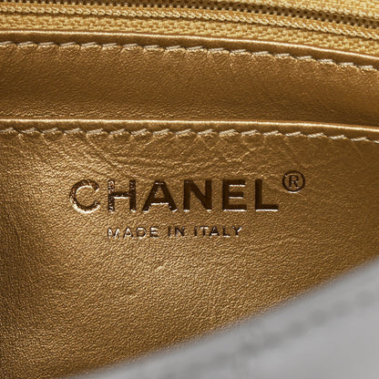 Chanel Lambskin Quilted Mini Pearl Crush Flap Light Grey 5 of 9