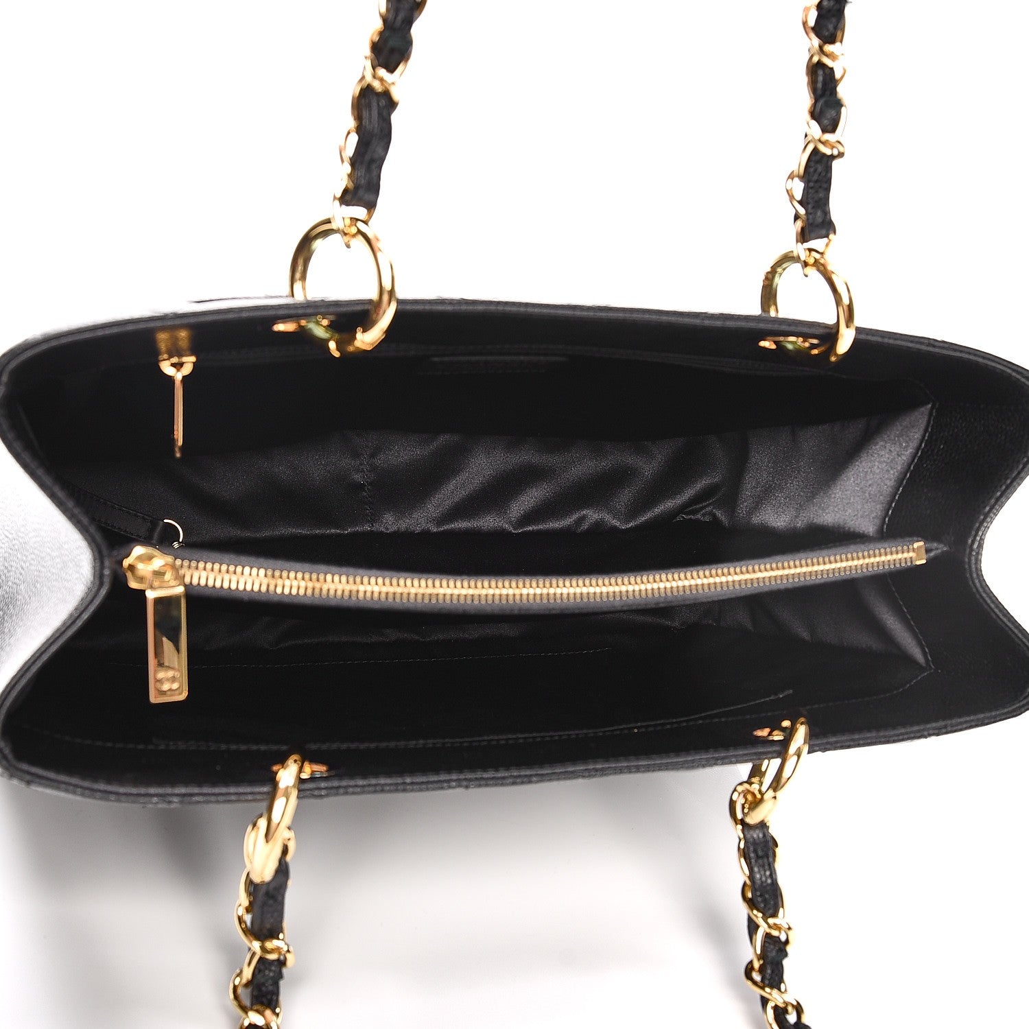 Chanel Caviar Quilted Grand Shopping Tote GST Black 5 of 7