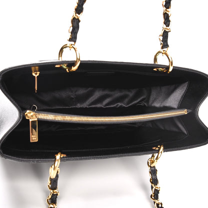 Chanel Caviar Quilted Grand Shopping Tote GST Black 5 of 7
