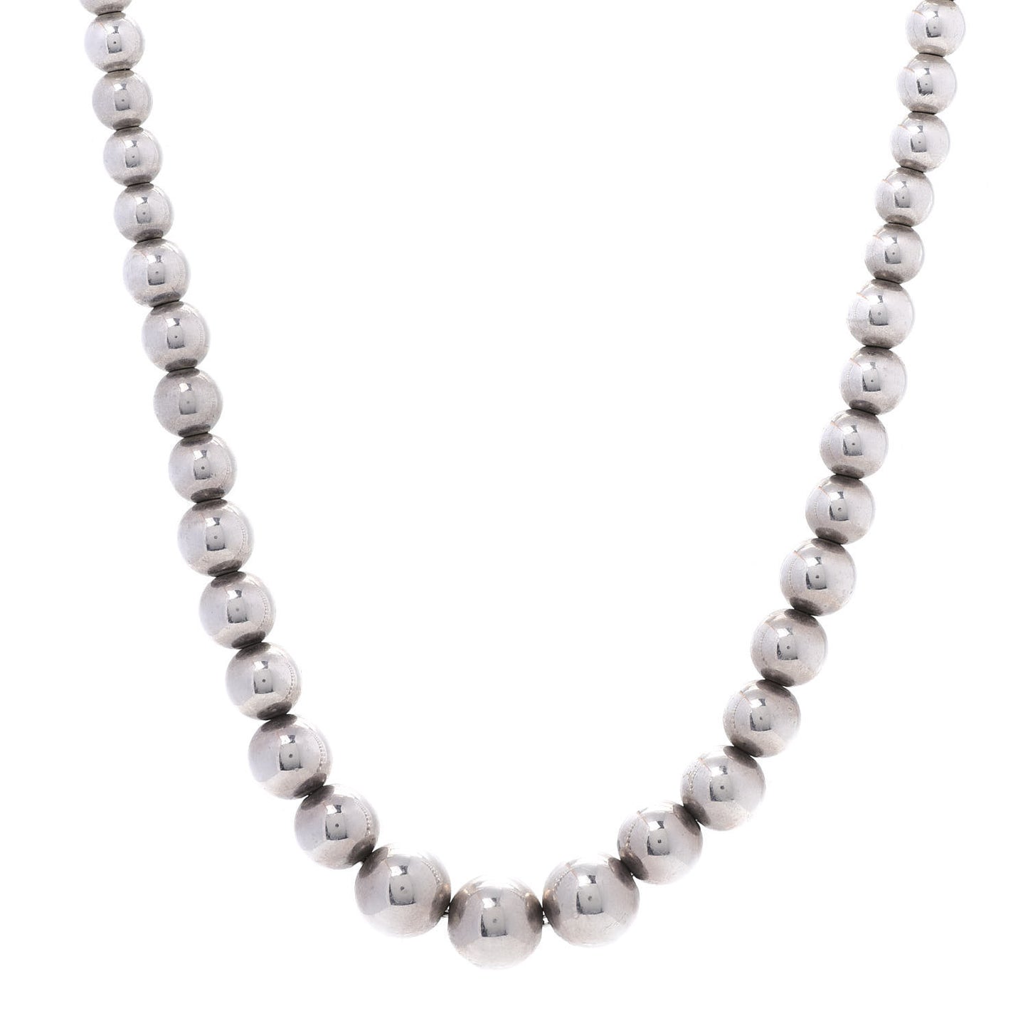 Sterling Silver HardWear Graduated Ball Necklace