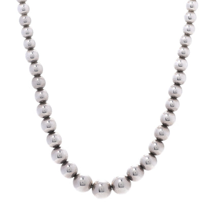 Tiffany Sterling Silver HardWear Graduated Ball Necklace 1 of 5