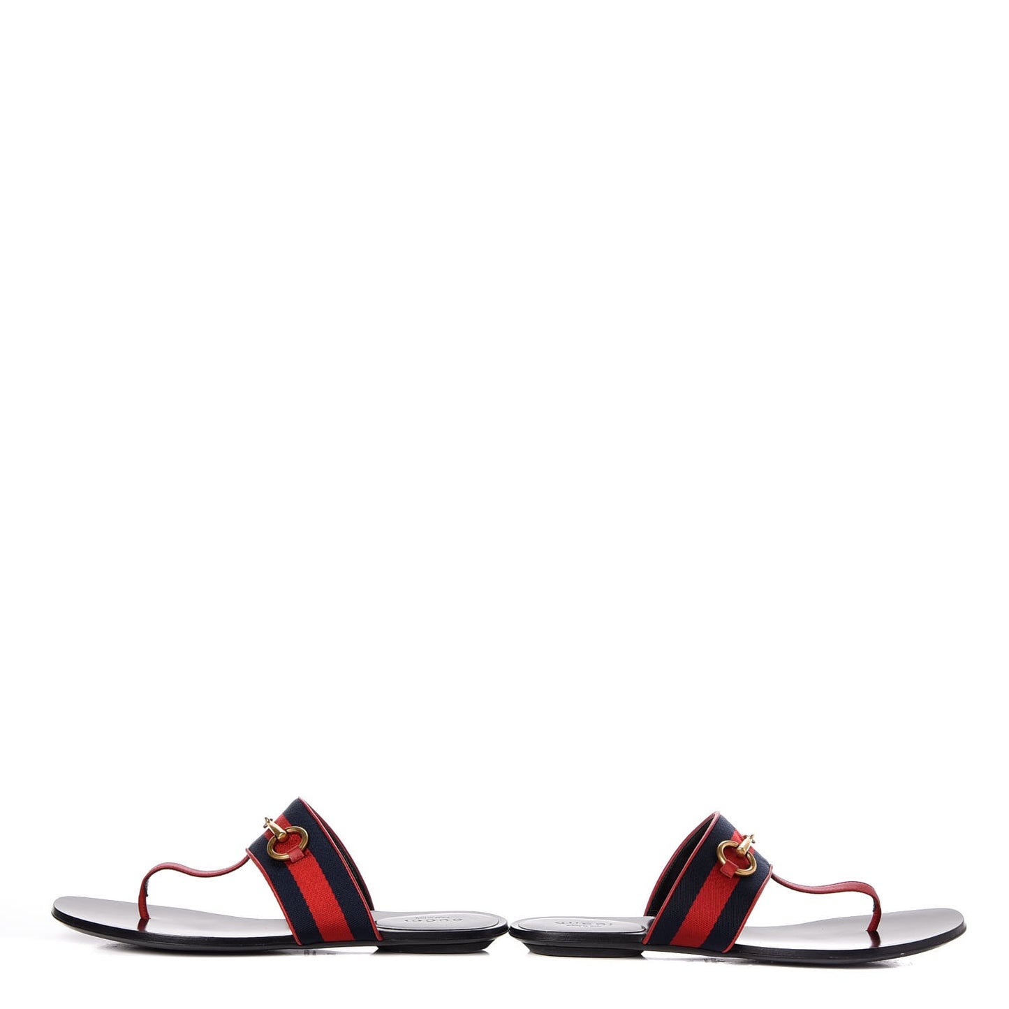Grosgrain Querelle Web Thong Sandals 37 Red