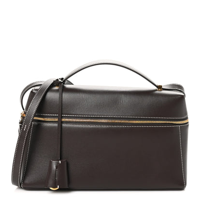 Loro Piana Smooth Calfskin Extra Bag L27 Dark Choco Licorice 1 of 9