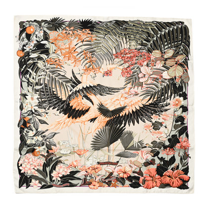 Hermes Silk Flamingo Party Scarf 90 1 of 6