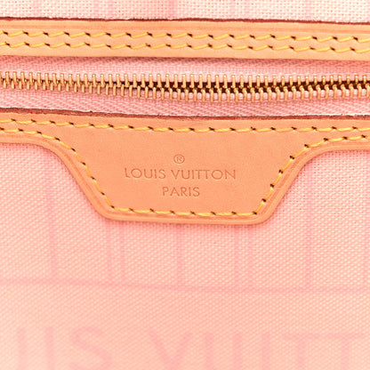 Louis Vuitton Damier Azur Neo Neverfull MM Rose Ballerine 8 of 18
