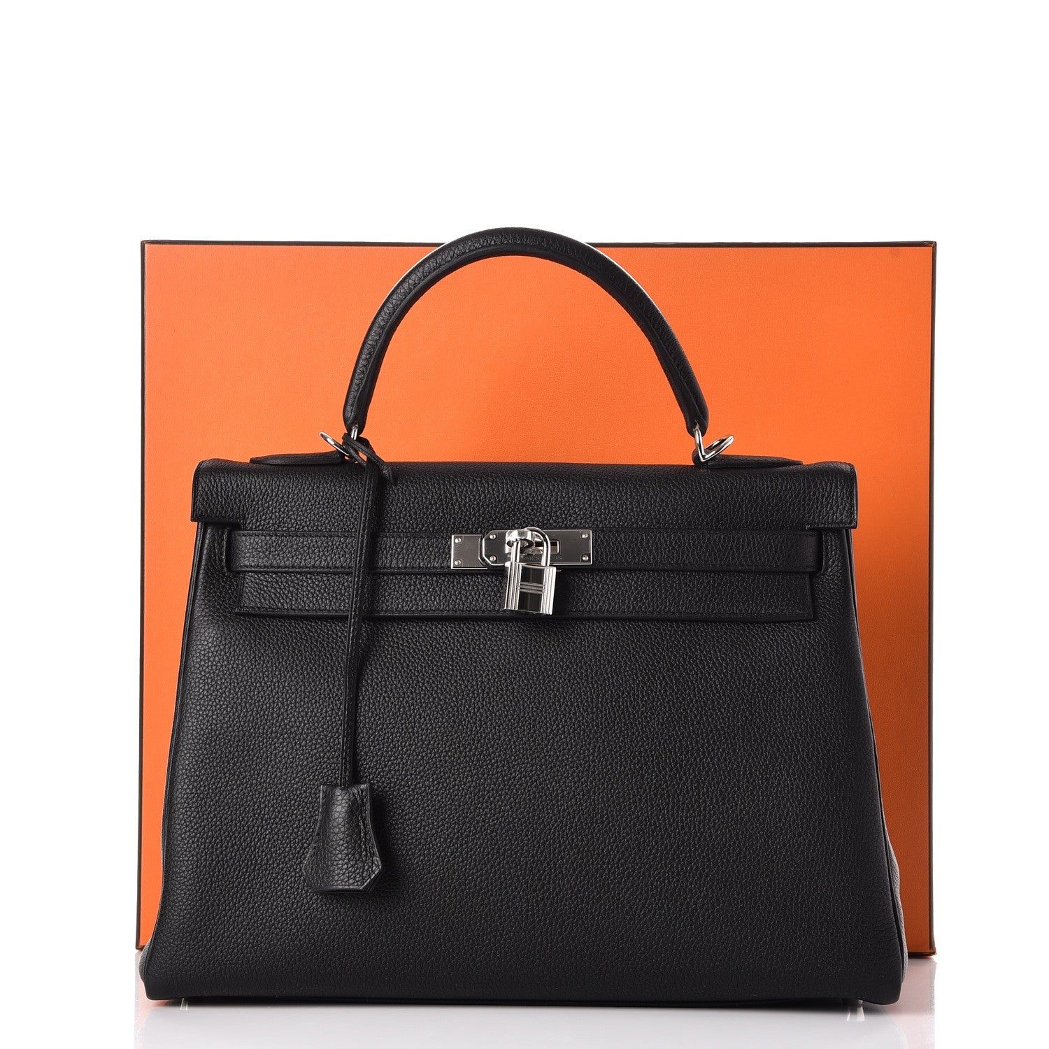 Hermes Togo Kelly Retourne 32 Black 39 of 39