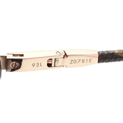 Louis Vuitton Monogram Acetate Charlotte Sunglasses Z0781E 7 of 9
