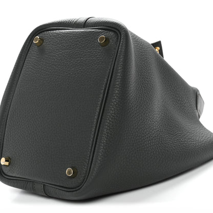 Hermes Taurillon Clemence Picotin Lock 18 PM Vert Mangrove 10 of 10