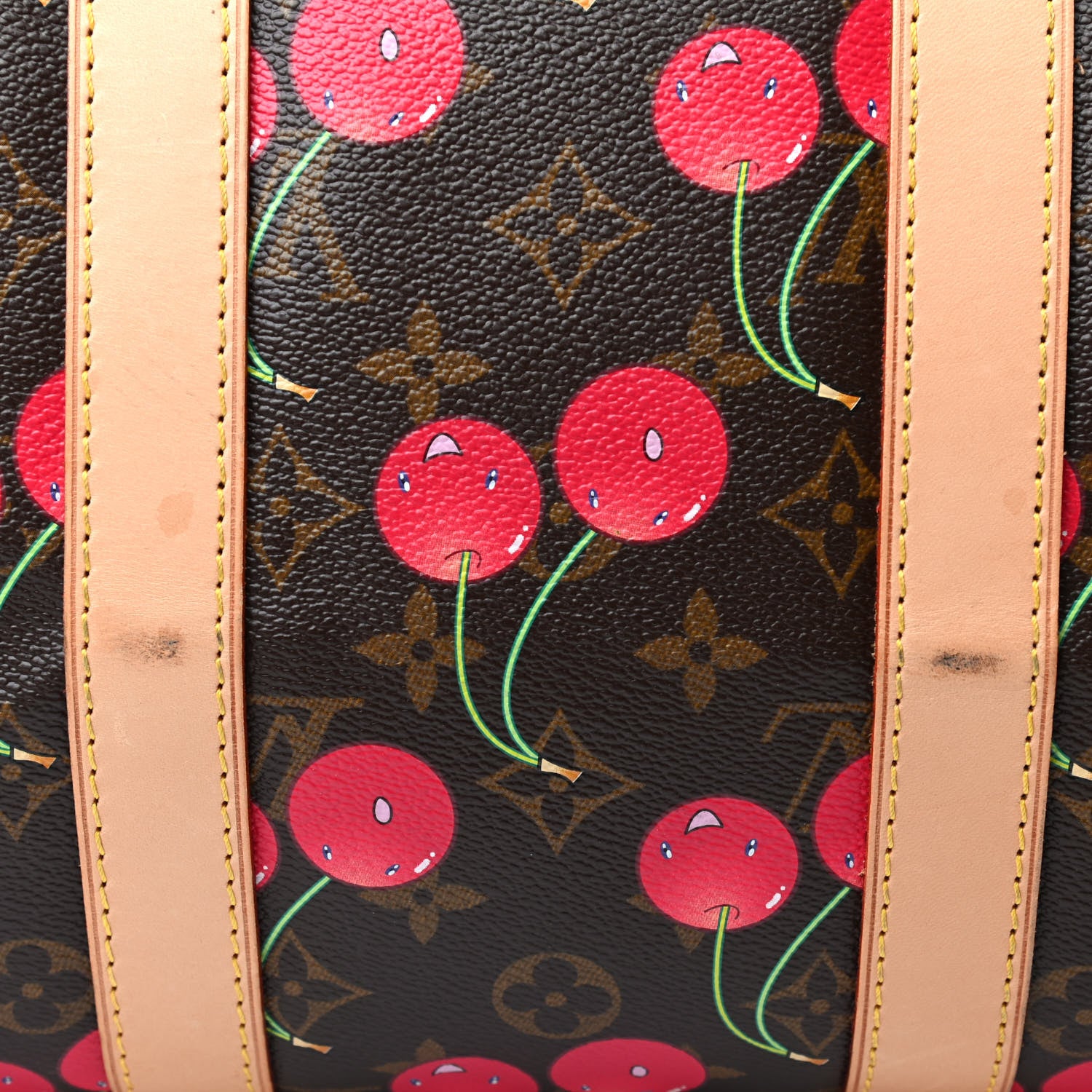 Louis Vuitton Monogram Cerises Keepall 45 19 of 21