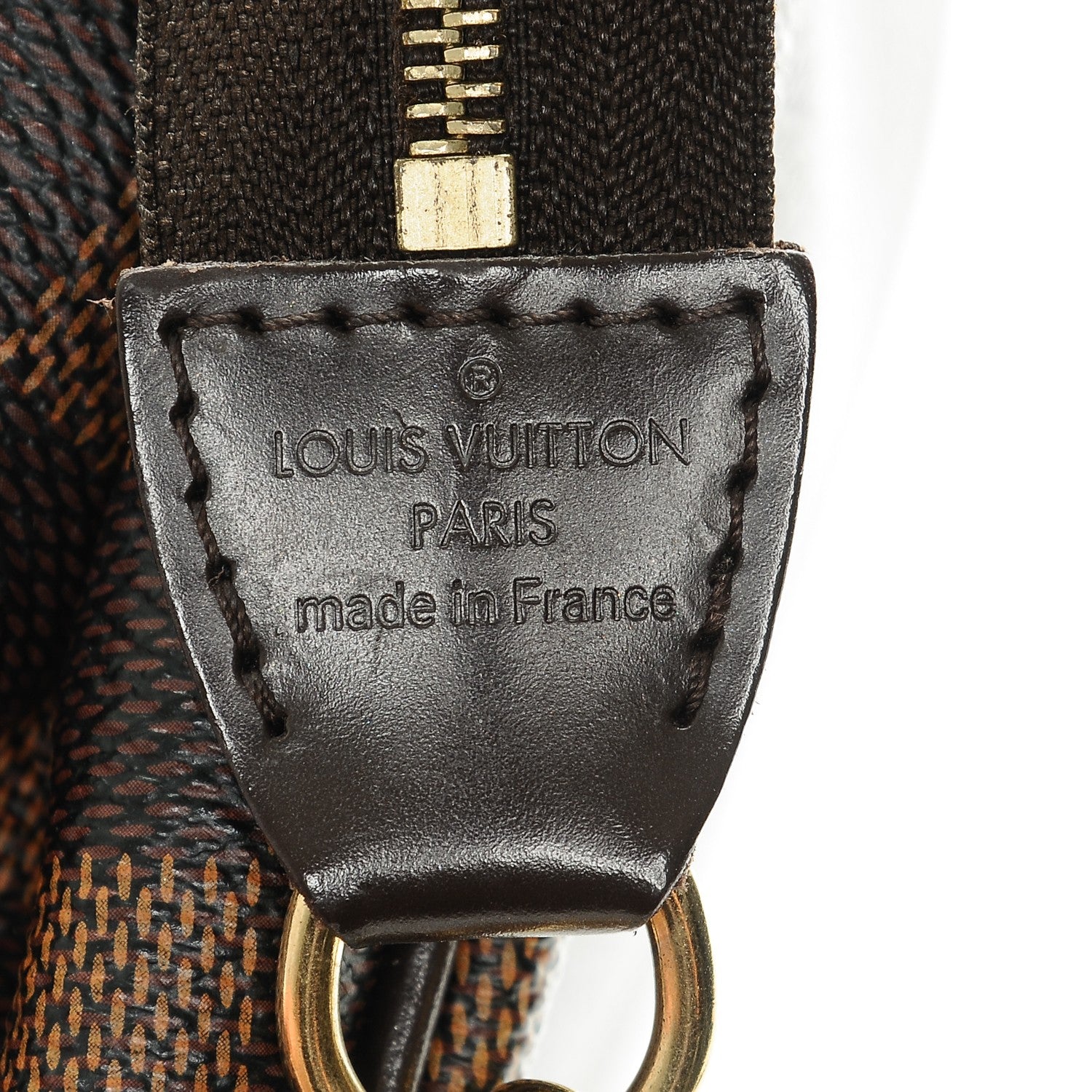Louis Vuitton Damier Ebene Eva Clutch 4 of 6
