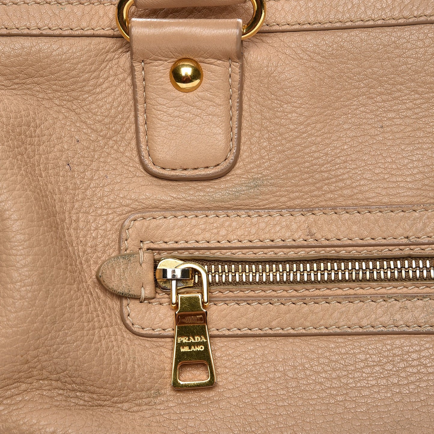 Cervo Deerskin Shoulder Bag Sabbia