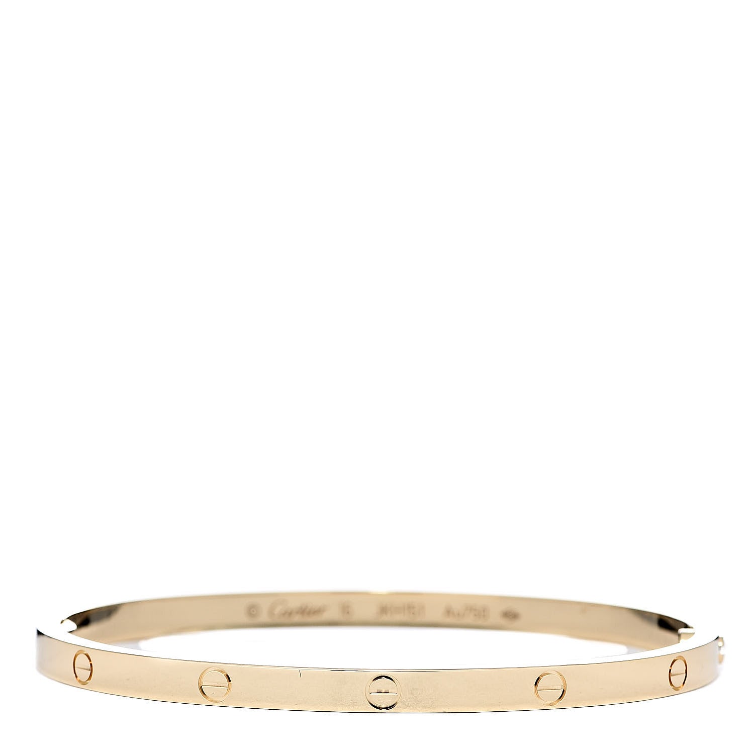 Cartier 18K Yellow Gold Small LOVE Bracelet 16 1 of 6