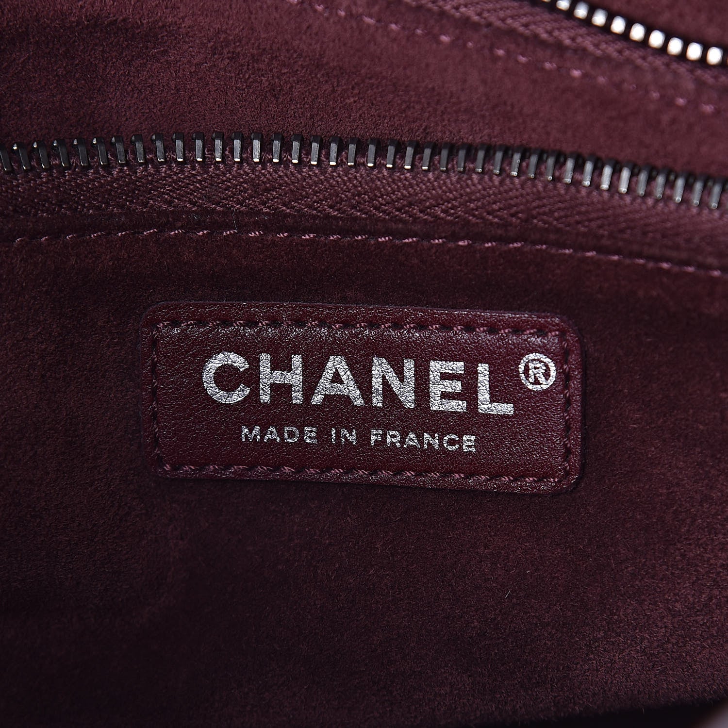 Chanel Calfskin Stitched Shopping Tote Brown 6 of 10