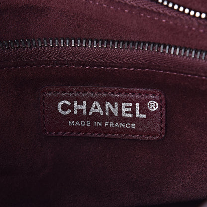 Chanel Calfskin Stitched Shopping Tote Brown 6 of 10