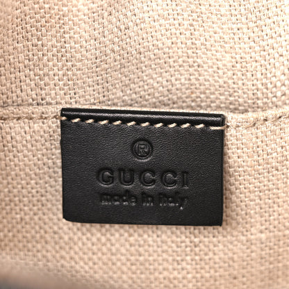 Gucci Calfskin Web Small Webby Bee Shoulder Bag Black 6 of 11