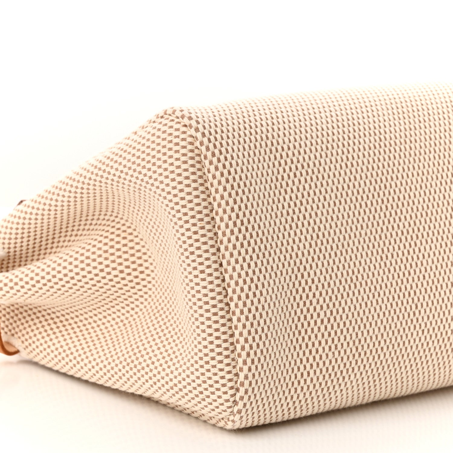 Hermes Toile Vache Hunter Herbag Cabas MM Natural 10 of 13