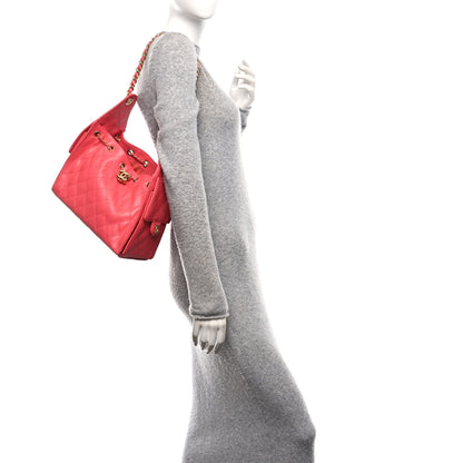 Chanel Caviar Quilted Small Chanel 25 Handbag Coral 2 of 11