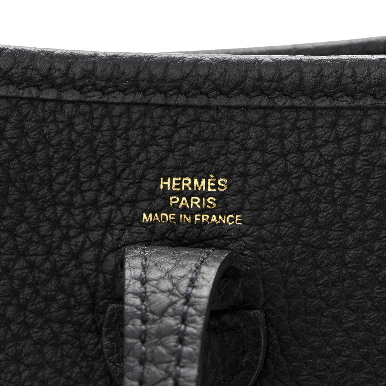 Hermes Taurillon Clemence Evelyne TPM Black 6 of 11