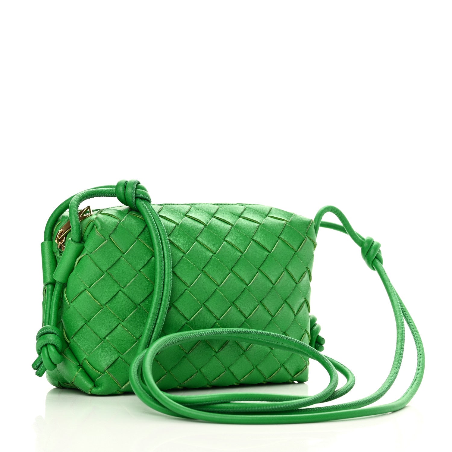 Bottega Veneta Nappa Intrecciato Mini Loop Camera Bag Parakeet 3 of 9