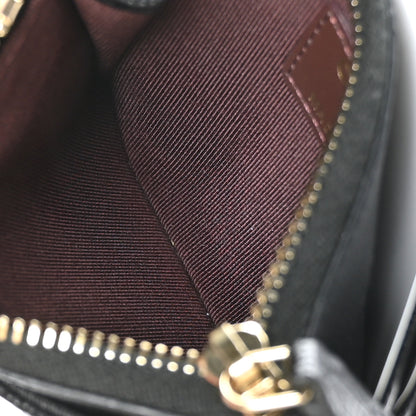 Chanel Iridescent Caviar Quilted CC Zip Card Holder Black 5 of 8