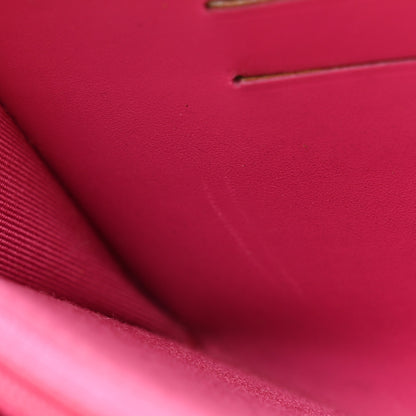 Chanel Caviar Quilted Small Zip Around Wallet Pink 10 of 13