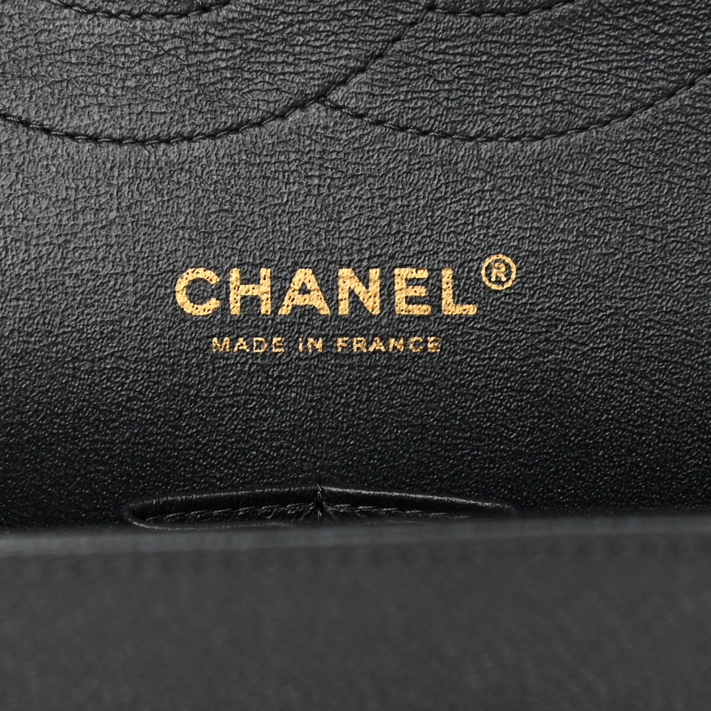 Caviar Quilted Jumbo Double Flap Dark Grey