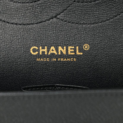 Chanel Caviar Quilted Jumbo Double Flap Dark Grey 11 of 12