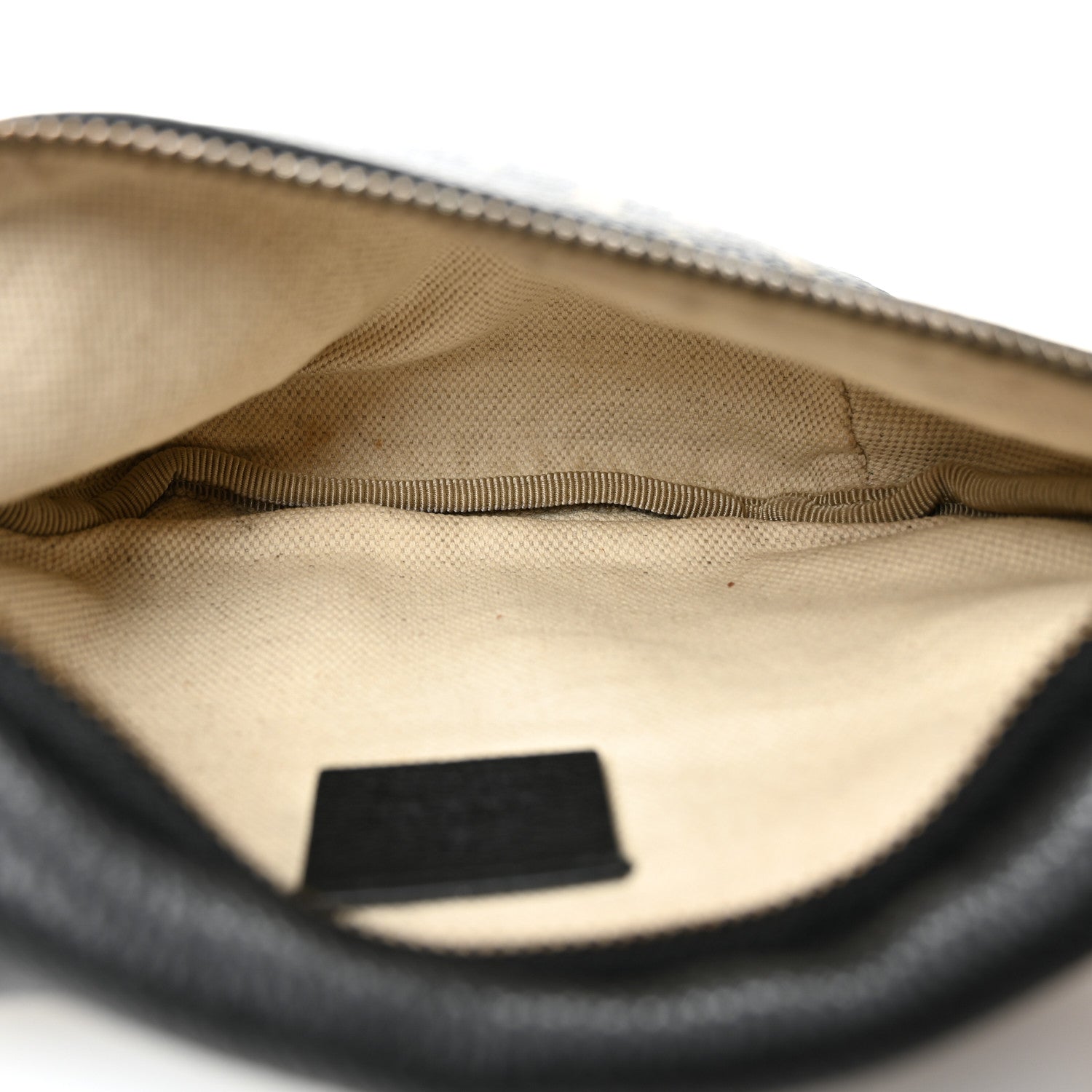 Gucci Grained Calfskin Small Logo Belt Bag Black 5 of 10