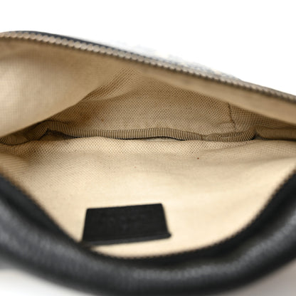 Gucci Grained Calfskin Small Logo Belt Bag Black 5 of 10
