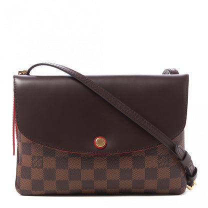 Louis Vuitton Damier Ebene Twice Cherry 1 of 9