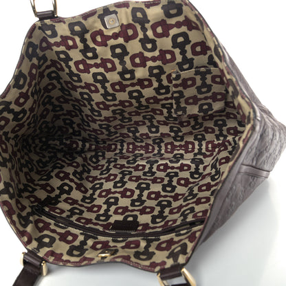 Gucci Guccissima Large Abbey Tote Dark Brown 4 of 13