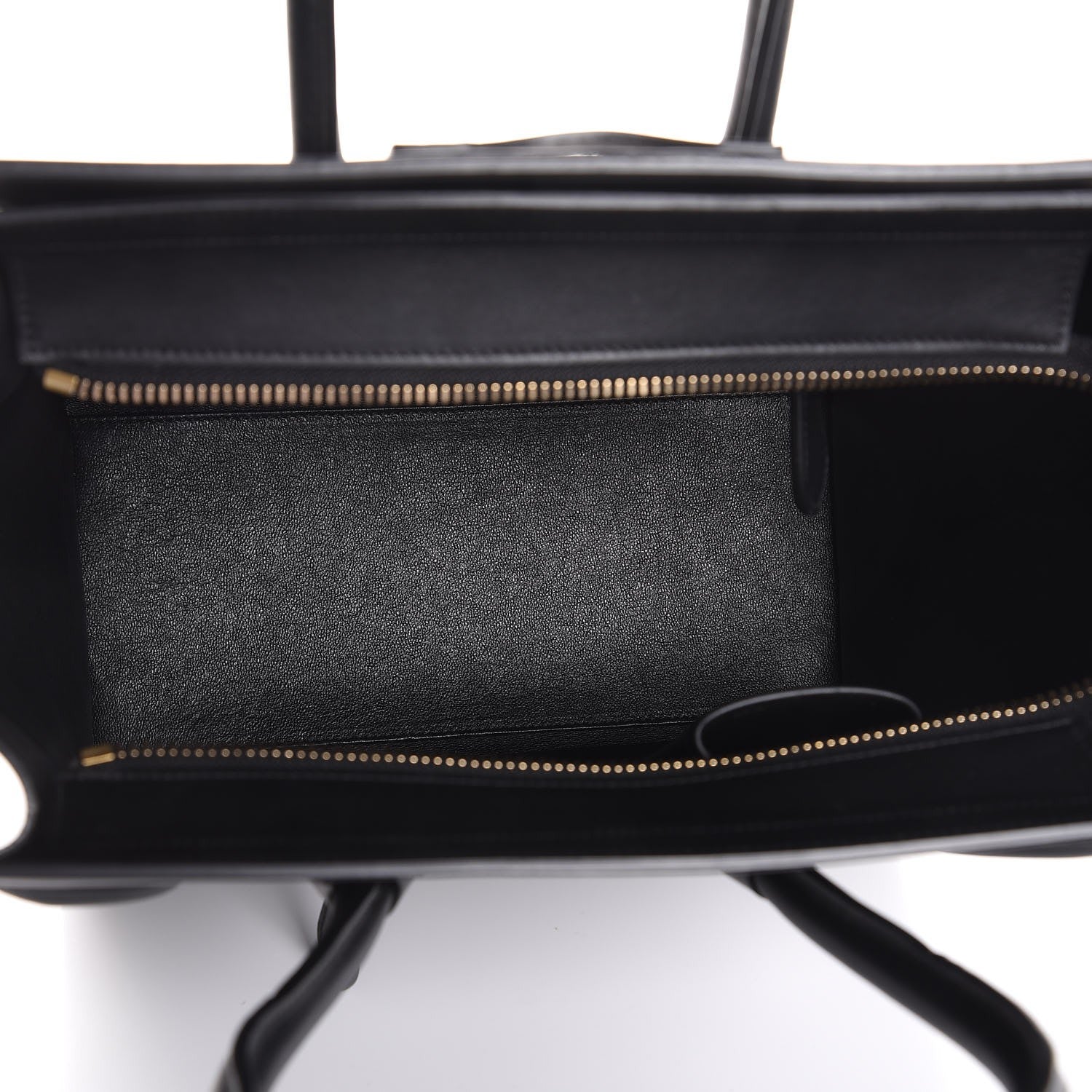 Celine Smooth Calfskin Micro Luggage Black 5 of 7